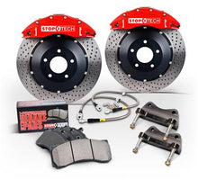 Load image into Gallery viewer, StopTech 91-05 Acura NSX Rear BBK w/Red ST-40/10 Calipers Slotted 328x28mm Rotors
